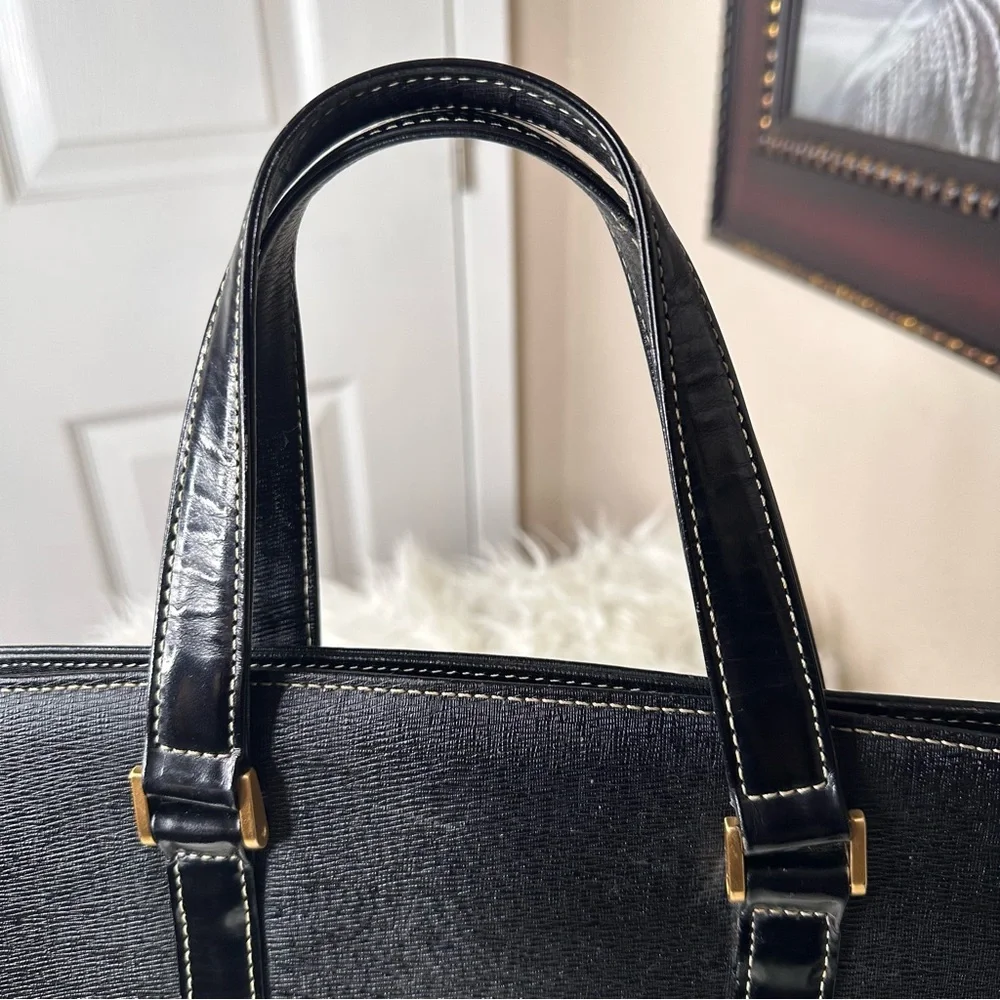 Burberry Black Leather Bag